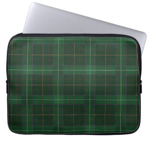 Tartan Walsh Grönt Mönster Checkered Laptop Fodral