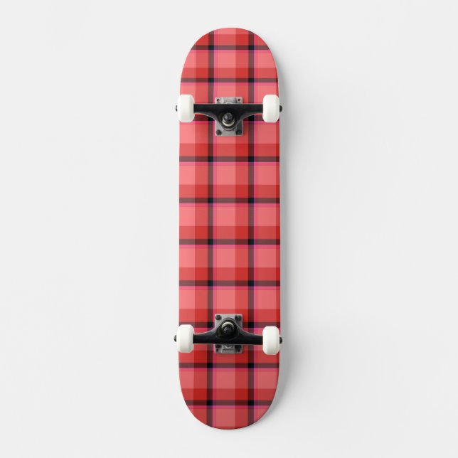Tartandesign Skateboard Bräda 21,5 Cm (Framsida)