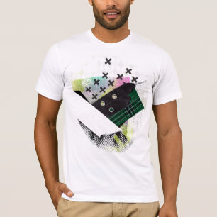 Tartanmönster är fab t-shirt