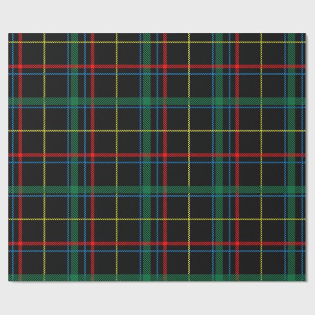 Tartanmönster Presentpapper (Platt)