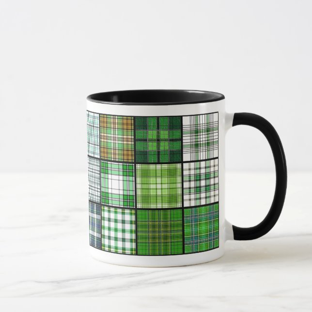 TartanplädPatchwork Mugg (Höger)