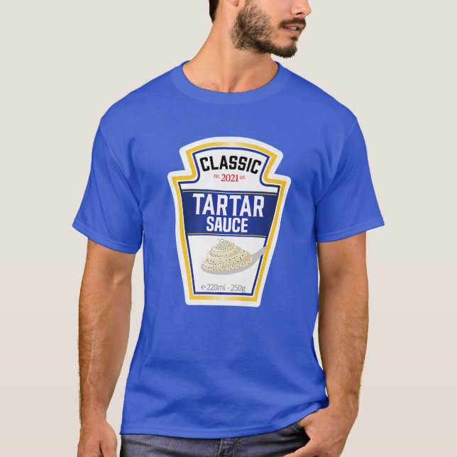 Tartar Sauce Costume Matching Par Groups DIY W T Shirt (Framsida)