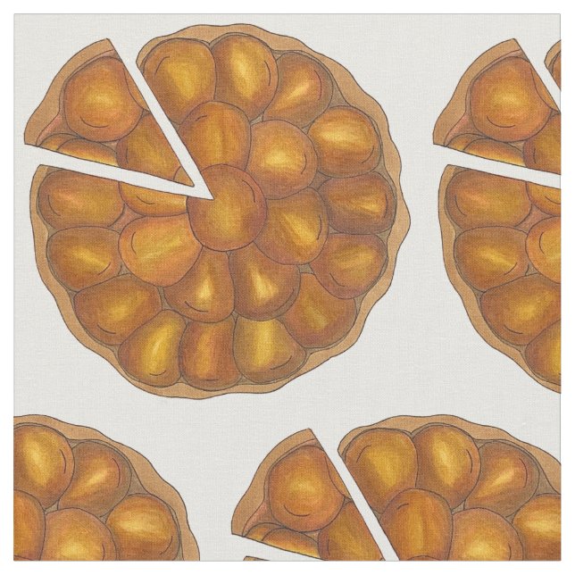 Tarte Tatin Fransk Apple Fruit Tart Paj Pastry Tyg (Närbild)