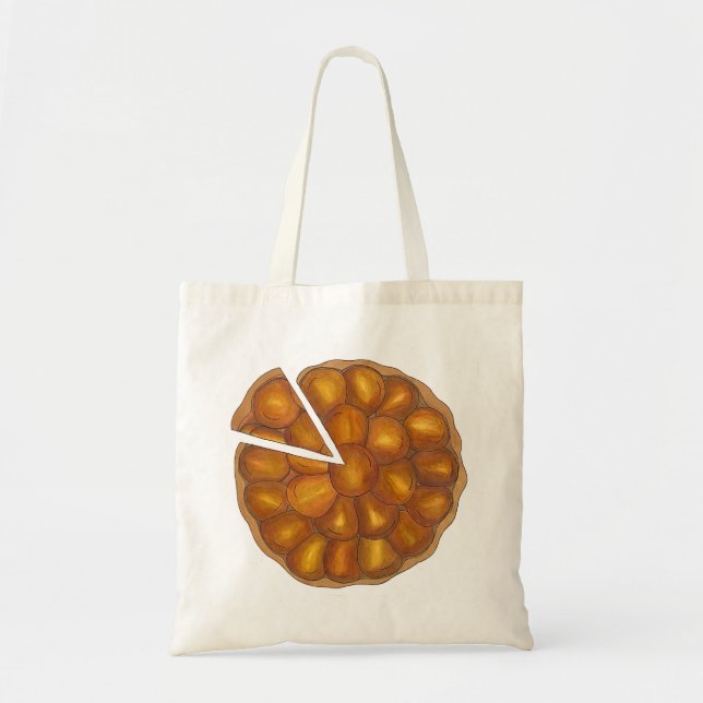 Tarte Tatin Fransk Apple Fruit Tart Paj Pastry Tygkasse (Framsidan)