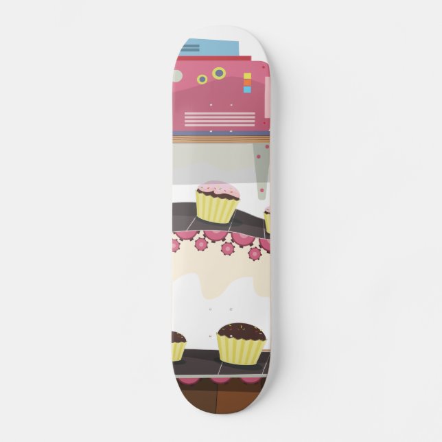Tårtfabrik Mini Skateboard Bräda 18,5 Cm (Framsida)