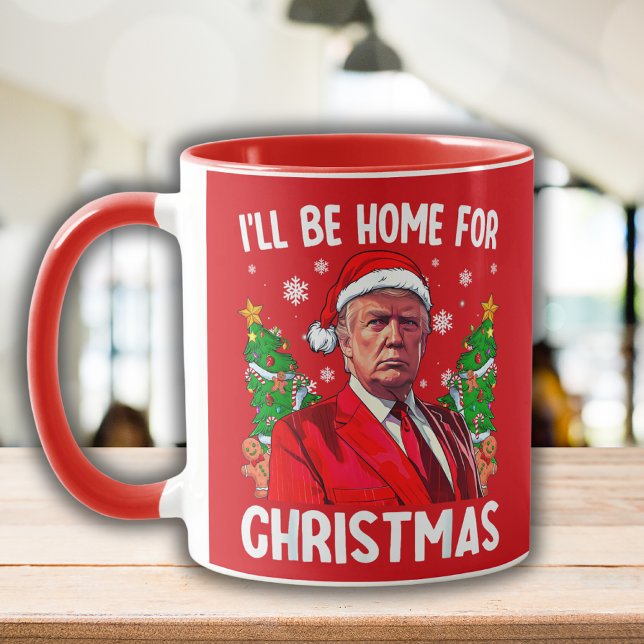 Tårtomten jag kommer hem till jul mugg (Skapare uppladdad)