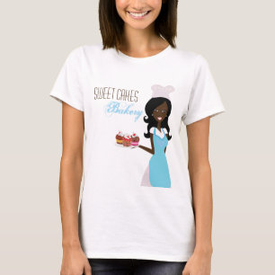 Tårtor för kopp för bagare för t shirt