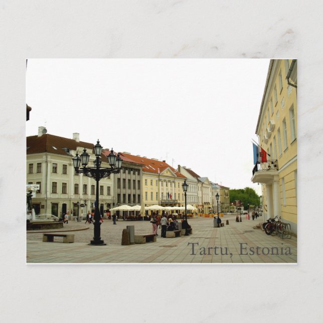 Tartu, Estlands vykort (Framsida)