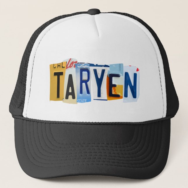 Taryen Registreringsskyltshatt Keps (Framsida)