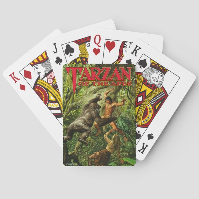 Tarzan på Apes™-spelkort Casinokort (Baksidan)
