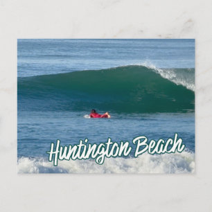 Tarzan The SurfMan Huntington Beach Surfing Vykort
