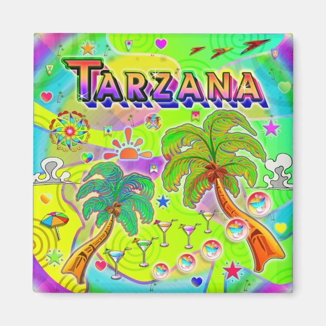 Tarzana Mind Fokus Magnet (Framsidan)