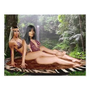 TARZANA SCISSORS LUANA #4 FOTOTRYCK