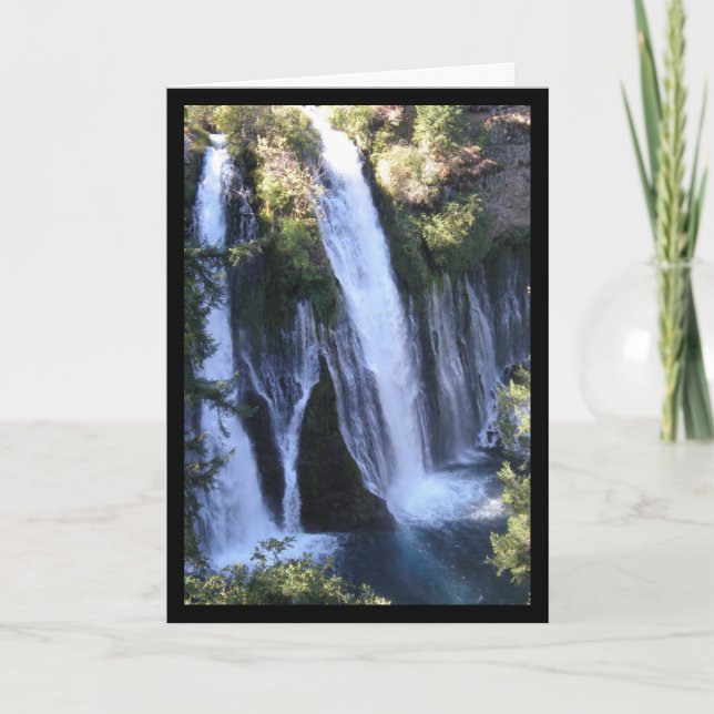 Tarzans vattenfall - Sång av Sol. 2:3-gratulations Kort (Framsida)