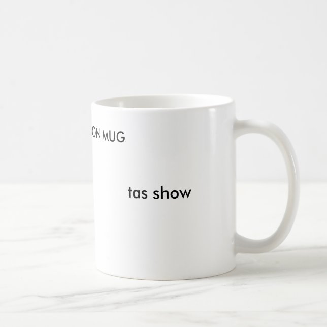 tas-show, tas, BEGRÄNSAD UPPLAGAMUGG Kaffemugg (Höger)