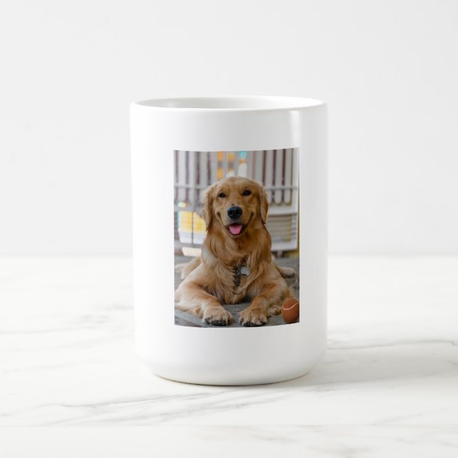 tasa de golden retrieven magisk mugg (Center)