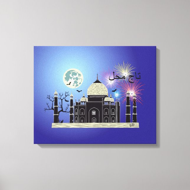 Tasch Mahal Indien Druck auf Keilleinwand 2 Canvastryck (Framsida)