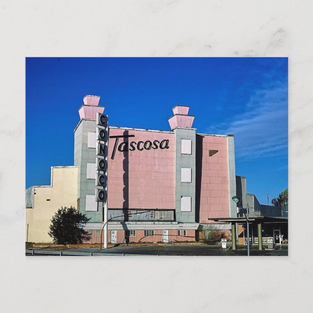 Tascosa Drive-In Theater, Amarillo, Texas Vykort (Framsida)