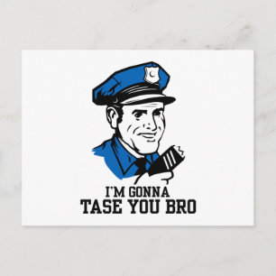 Tase Me Bro-vykort Vykort