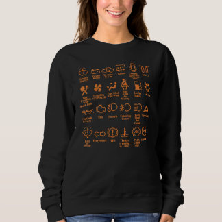 Tash Icons Car Warning Ljus Car Garage Mechanic T Shirt