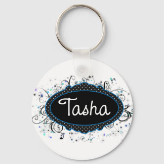 Tasha-namnskylt Nyckelring