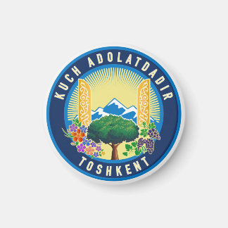 Tashkent city seal, Uzbekistan Magnet