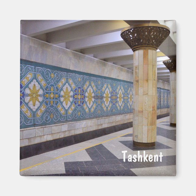 Tashkent, Uzbekistan Magnet (Framsidan)