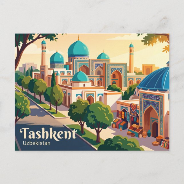 Tashkent, Uzbekistan Vykort (Framsida)