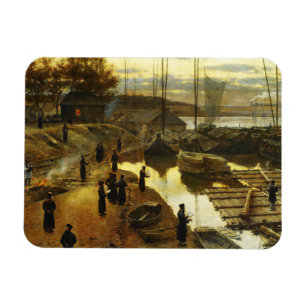 Tashlikh - målning av Alexander Gierymski - 1884 Magnet