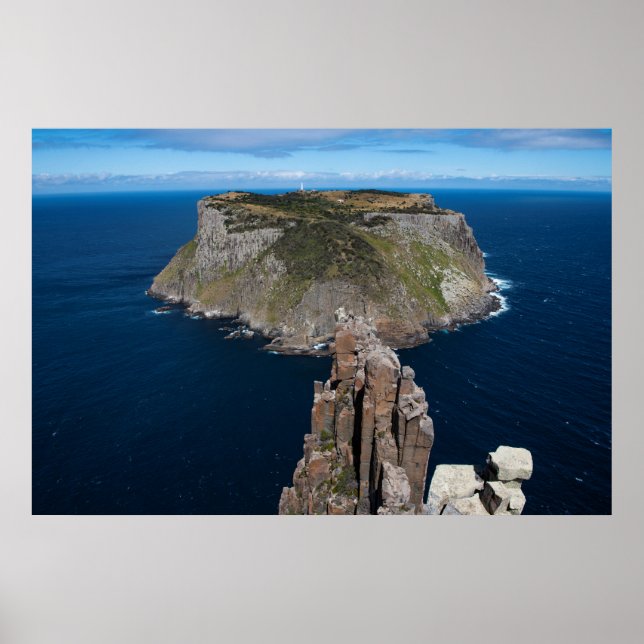 Tasman Island från Blade, Tasmania Poster (Framsidan)