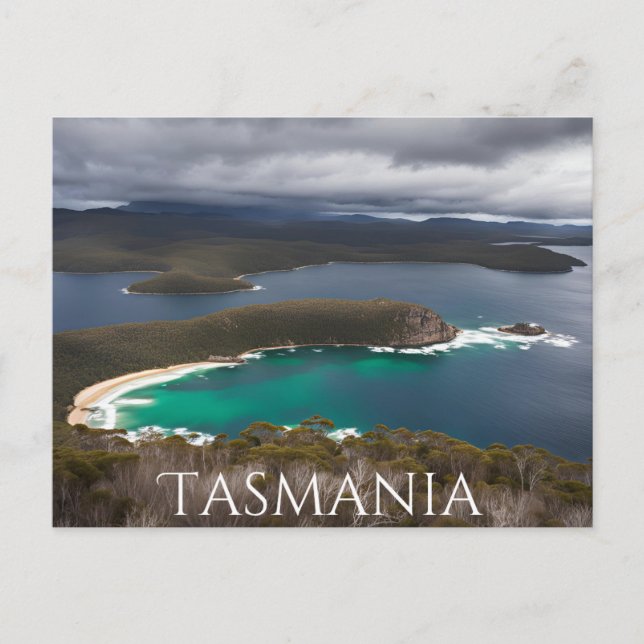Tasmani (20) vykort (Framsida)