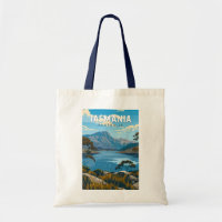 Tasmania Australia Travel Art Vintage