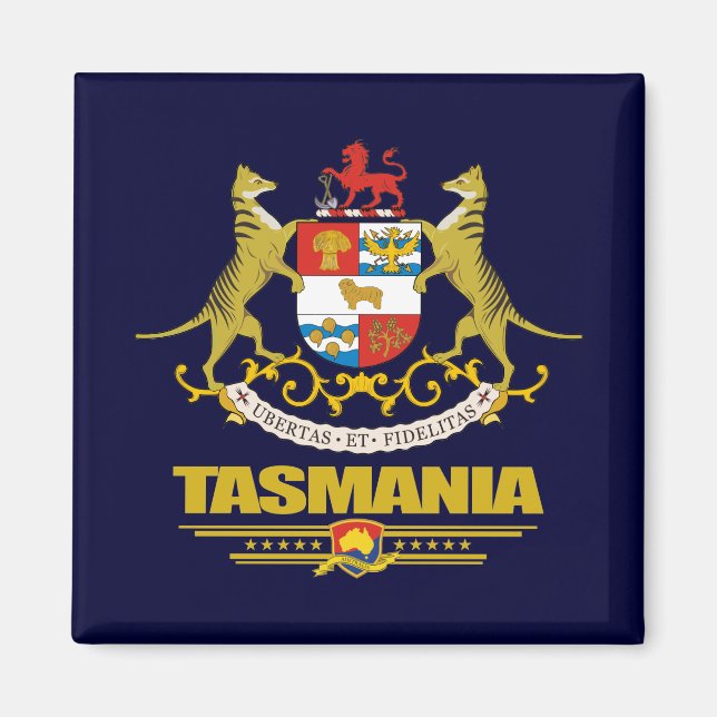 Tasmania COA Magnet (Framsidan)