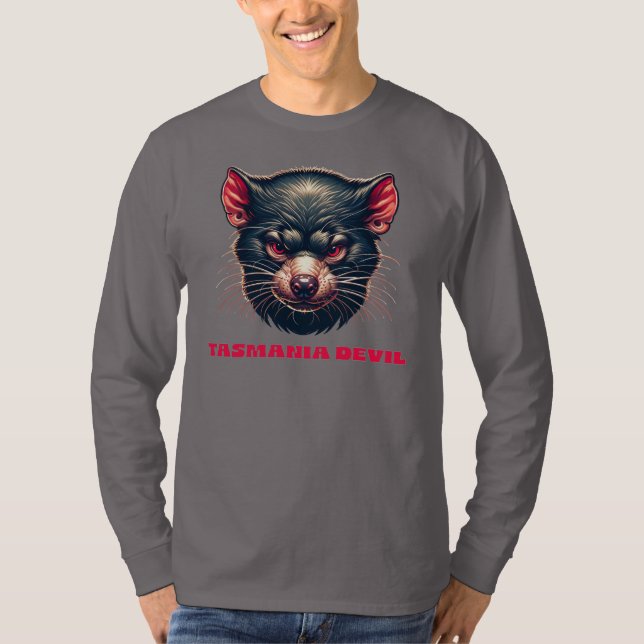 Tasmania Djävulen Australien T Shirt (Framsida)