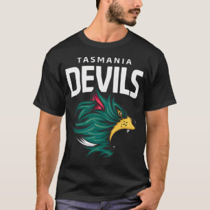 Tasmania Djävulen Football Klubb White Lettering T Shirt