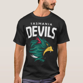 Tasmania Djävulen Football Klubb White Lettering T Shirt
