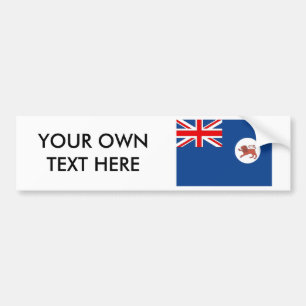 Tasmania flagga bildekal