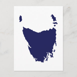 Tasmania karta vykort