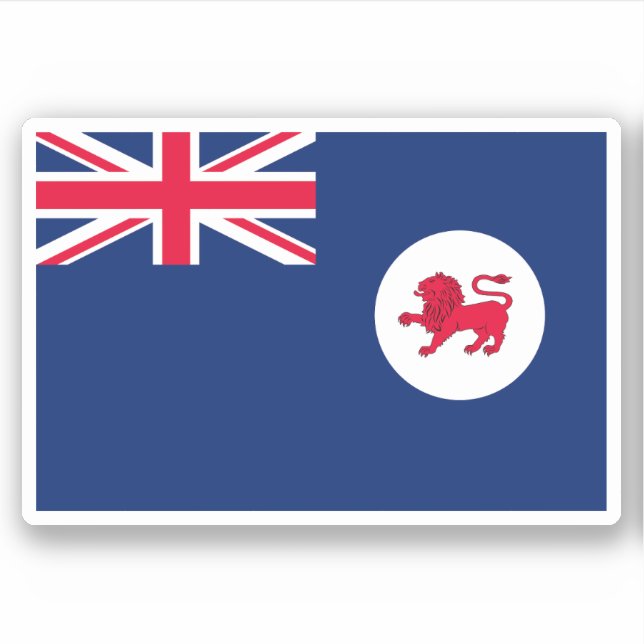 Tasmania Klistermärken (Framsida)