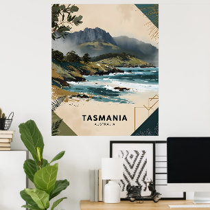 Tasmania Kusten Poster
