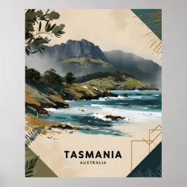 Tasmania Kusten Poster