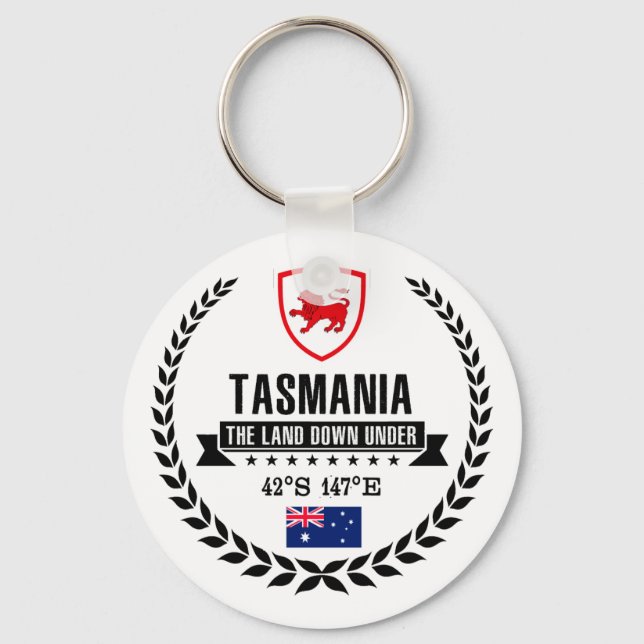 Tasmania Nyckelring (Framsida)