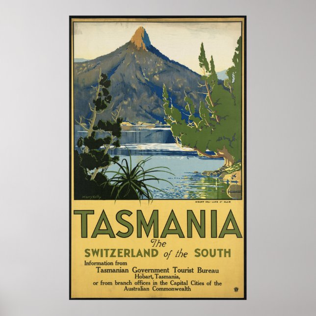 Tasmania Poster (Framsidan)