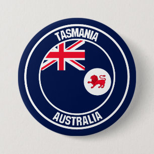 Tasmania rundaEmblem Knapp