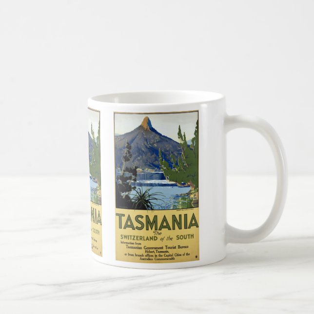 Tasmania ~ Schweiz i söder Kaffemugg (Höger)