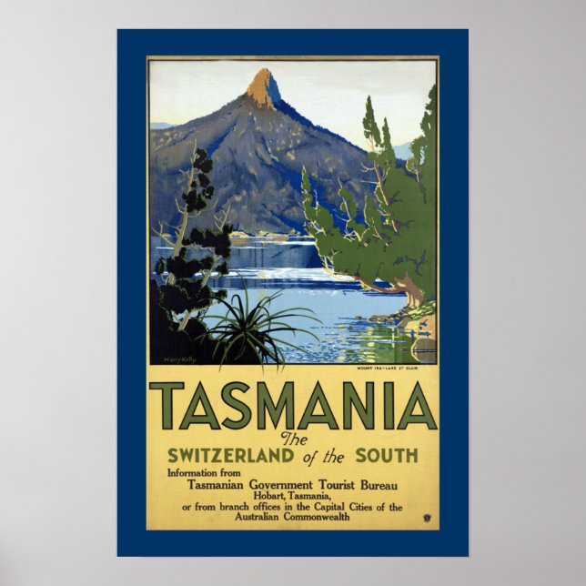 Tasmania ~ Schweiz i söder Poster (Framsidan)