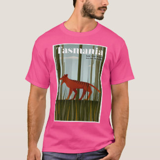 Tasmania Vintage resor och turism Reklam Pr T Shirt