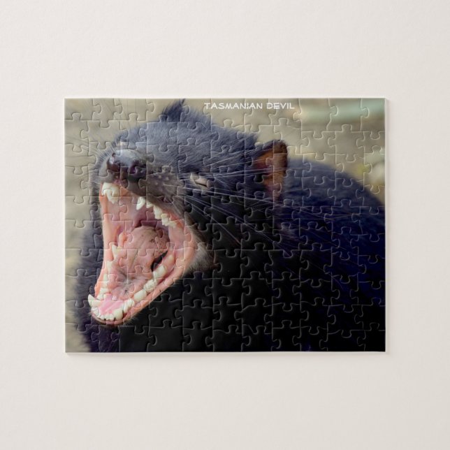 Tasmanian Devil Australien Pussel (Horisontell)
