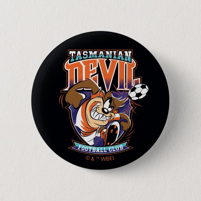 Tasmanian Devil Football Club Badge Knapp (Framsida)