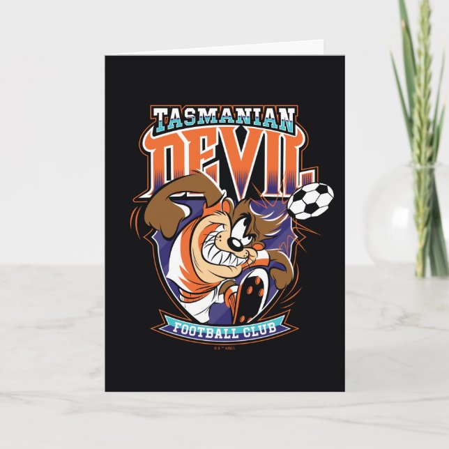 Tasmanian Devil Football Club Badge Kort (Framsida)